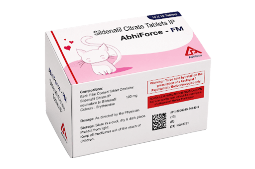 Abhiforce FM 100mg Sildenafil Tablets