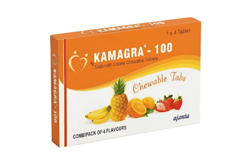 Kamagra Chewable 100mg Sildenafil Tablets