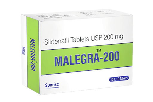 Malegra 200mg Sildenafil Tablets