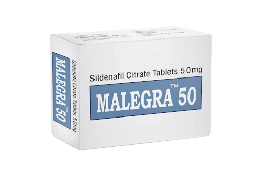 Malegra 50mg Sildenafil Tablets