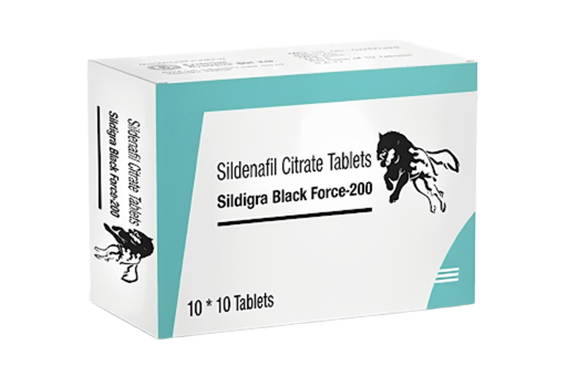 Sildigra Black Force 200mg Sildenafil Tablets