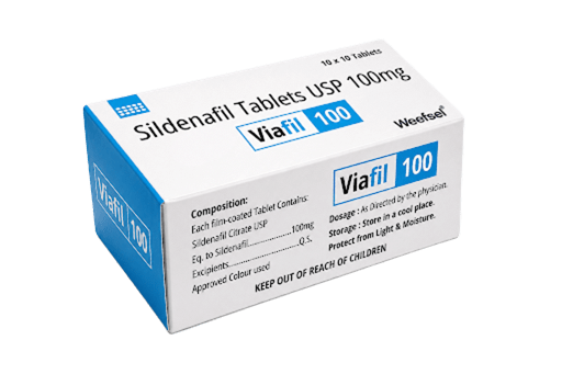 Viafil 100mg Sildenafil Tablets