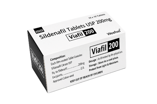 Viafil 200mg Sildenafil Tablets