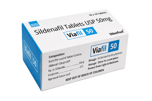 Viafil 50mg Sildenafil Tablets